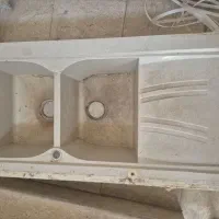 سینک گرانیتی کرم رنگ