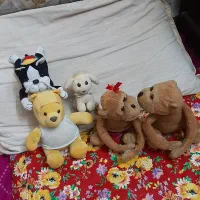 تعدادی عروسک خارجی قدیمی|اسباب‌بازی بچه|تهران, مقدم|دیوار