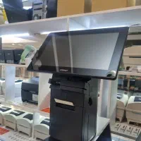 صندوق فروشگاهی لمسی پوزیفلکس+فیش پرینتر+بارکدخوان