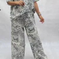 ست زنانه نخی نگین دار
