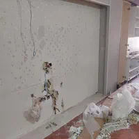 نقاشی ساختمان ونصب کاغذ دیواری ونصب و رنگ کناف|خدمات پیشه و مهارت|قزوین, |دیوار