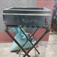 کباب پز استیل با پایه