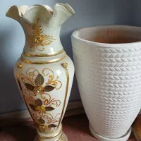 دو عدد گلدان فانتزی