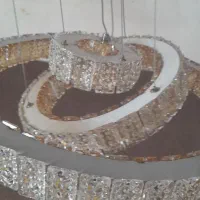 لوستر کریستالی مدرن|لوستر و چراغ آویز|کوچصفهان, |دیوار