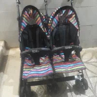 کالسکه دلیجان دوقلو.