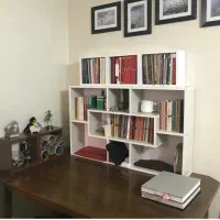 کتابخانه و شلف دیواری و رومیزی|کتابخانه، شلف، قفسه‌های دیواری|شیراز, ریشمک|دیوار