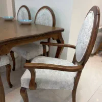 ناهار خوری کلاسیک فرانسوی جدید|میز و صندلی غذاخوری|رشت, چله خانه|دیوار
