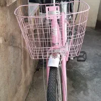 دوچرخه سفید و صورتی سالم در حد نو|دوچرخه، اسکیت، اسکوتر|بندر انزلی, نیمه شعبان|دیوار