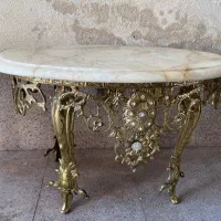 جلو مبلی برنز اصل  با رویه سنگی تاج دوطرفه|مبلمان خانگی و میز عسلی|ارومیه, |دیوار