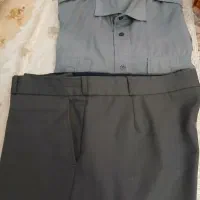 پیراهن ۲ x  شلوار ۵۴ دودست تمیز رنگ طوسی