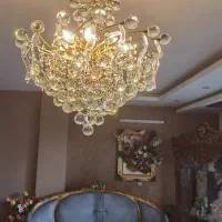 لوستر گوی کریستال