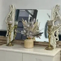 دوعدد شمعدانی برنزفرشته