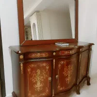 آینه و کنسول چوبی