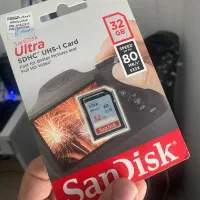 رم دوربین مموری SD سن دیسک Sandisk 32gb نو