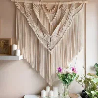 ساخت انواع دیوارکوب های مکرومه|صنایع دستی و سایر لوازم تزئینی|رشت, استقامت ۲|دیوار