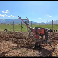 شخم زدن باغ با تیلر  با بهترین کیفیت و  تجربه