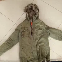 کاپشن مردانه سایز مدیوم کتان