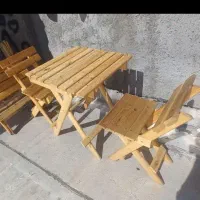 صندلی چوبی تاشو