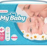 پوشک مای بیبی سایز 4 پلاس تعداد 4 بسته