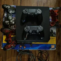 ps4 slim دو دسته ۵۰۰|کنسول، بازی ویدئویی و آنلاین|تهران, شهرک یاس|دیوار
