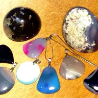 گردن آویز سنگ اصل عقیق سلیمانی|جواهرات|بوشهر, |دیوار