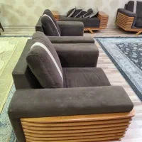 مبلمان ۱۰ نفره به همراه میز ناهار خوری ۶ نفره چوبی