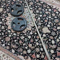 هالتر ۱۸۰سانت باشگاهی/وزنه ی ۱۵ کیلویی مدل فرمانی|تجهیزات ورزشی|مهاباد (آذربایجان غربی), |دیوار