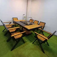 انواع میز آتشکده میز گرمایشی گازی هیزمی رستورانی|مبلمان خانگی و میز عسلی|ساری, |دیوار