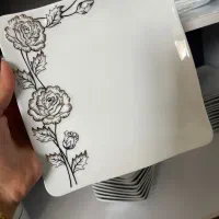 چینی ۱۲ نفره برند پردیس گل برجسته اصل