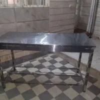 میز استیل ساندویچی نوش 18