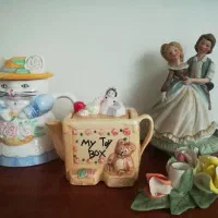 قوری انتیک مجسمه موزیکال قدیمی