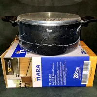 قابلمه گرانیتی تیارا سایز 28 مدل Tiara- TR-28stg