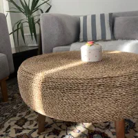 پاف بزرگ وکوچک حصیری زیبا