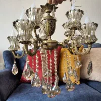 لوستر ۱۰ شعله برنز اصل