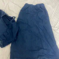 کت کوتاه بادامن جین