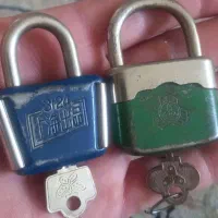 دوتا قفل قدیمی کلکسیونی