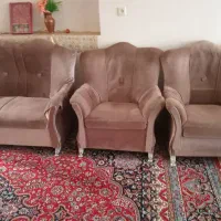 فروش مبل ۹نفره.کاملا.سالموتمیز|مبلمان خانگی و میز عسلی|باغ بهادران, |دیوار