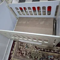 تخت خواب چوبی کودک|تخت و سرویس خواب|اهواز, شهرک نفت|دیوار