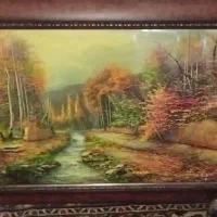 تابلو بزرگ شیشه ای تمیز