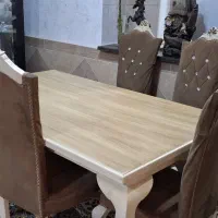 فروش فوری مبل ۷ نفره به همراه میز ناهارخوری