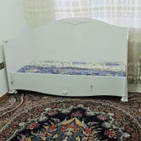 تخت کودک نوجوان سایز ۸۰ در ۱۸۰ همراه با تشک