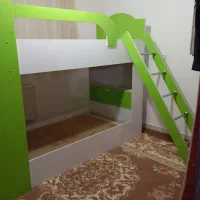 سرویس خواب دوطبقه همراه کمد و بوفه