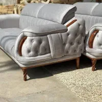 مبلمان مبله تمام چوب قزل باش