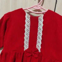 پیراهن یلدایی مخمل کبریتی