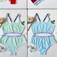 ست نیم تنه شورت دخترانه زنانه کلوین فانتزی