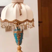 یک جفت آباژور سبک نئوکلاسیک|چراغ خواب و آباژور|شیراز, تاچارا|دیوار