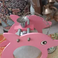 لوستر دولفینی اتاق کودک در حد نو