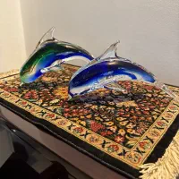 مجسمه کریستال مورانو ایتالیایی کاردست کریستالی