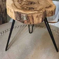 میز روستیک چوب گردو سفید عراقی