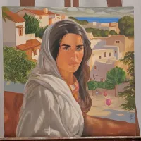تابلو نقاشی رنگ روغن ۵۰×۵۰